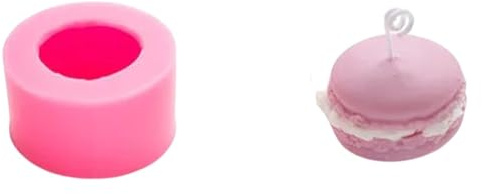 3D Macaron Silicone Candle Molds For DIY Handmade Muffin Cake Soap Candle Cake Chocolate Mould Making Wedding Gift RPDNXT01037