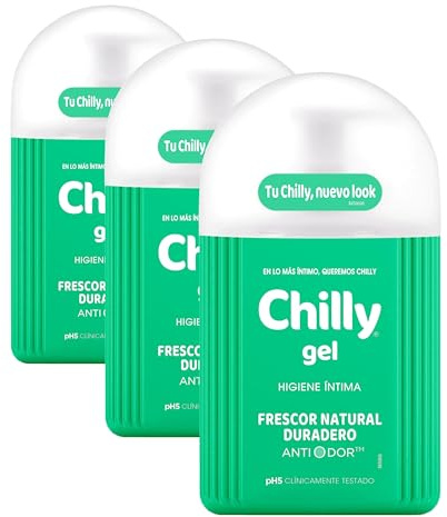 Chilly Gel Intimo Mujer - 250 ml (Paquete de 3)