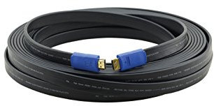 Kramer Electronics C-HM/HM/Flat/Eth-6 Cable HDMI 1,8 m HDMI Tipo A (Estándar) Negro