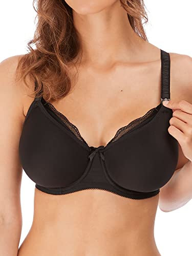 Freya Women's Pure Uw Moulded Nursing Bra, Black,30 J US /30 GG UK