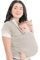 KeaBabies Babytrage Ab Geburt - Atmungsaktive Babytragetücher, Neugeborene, Kleinkind Handfreie Tragetuch, Babywickel Träger (Stone Gray)