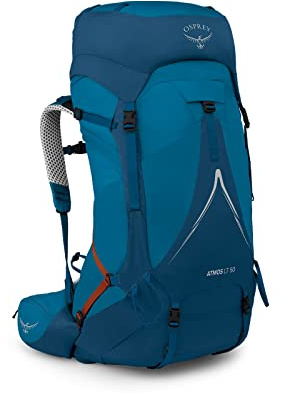 Osprey Atmos AG LT Herren-Trekkingrucksack, 50L Large/X-Large, Blue