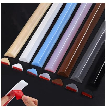 300cm Guarnizione Doccia Sottoporta，Guarnizioni Box Doccia，Guarnizioni Doccia，Guarnizioni Per Doccia Soglia Porta,Guarnizione Porta Doccia(Bianco)