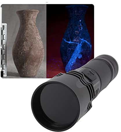 Fafeicy UV Black Light, UV Flashlight Rechargeable 365nm Black Light Torch 20W Ultraviolet Lamp USB for NDT Pet Urine Dry Stains, Handheld Flashlights