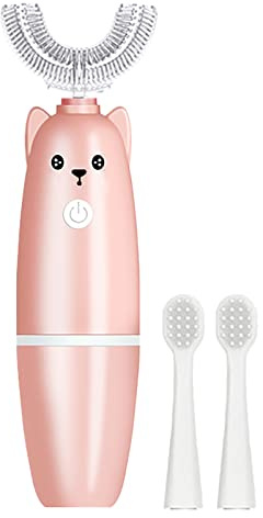 Cepillo de dientes eléctrico Sonic Thorough en forma de U, masaje en forma de U, cepillo de dientes eléctrico para niños y niños de 6 a 12 años