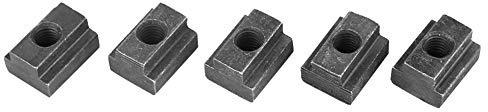 5 Stück Nutensteine M6, Kohlenstoffstahl T-Slot Mutter Mit M6 Gewinde, Verbindet T-Nut Aluminiumprofile