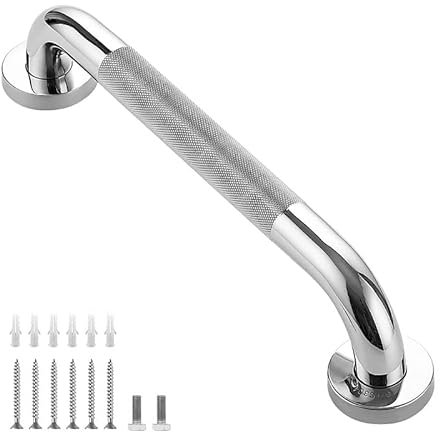 CaFfen Haltegriff Dusche Badezimmer Badewanne WC Handlauf Haltegriff Edelstahl 300/400/500Mm Anti-Rutsch Dusche Sicherheitsstütze Griff Handtuchhalter Haltegriff Bad(40cm)