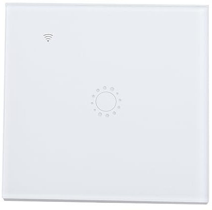 HOMSFOU luz LED Casa inteligente Interruptor de un solo botón interruptor inalambrico pared de la casa toque inalámbrico