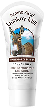 Nettoyant pour le Visage Aminé,Nettoyant pour le Visage Au Lait D'âNesse Aux Acides AminéS Doux et Hydratant - Nettoyant pour le Visage Nettoyant les Pores en Profondeur (1PCS)