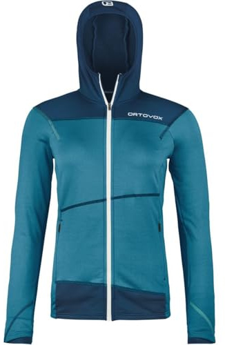 ORTOVOX FLEECE LIGHT HOODY, Fleecejacke mit Kapuze, Damen