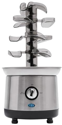 Fuente de Chocolate,Fuente de Chocolate Nivel 4, Fuente de Chocolate Eléctrica Gran Capacidad,Para remojar varias frutas/pastelerías,Dulces