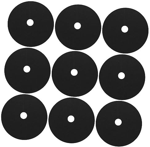 VINTORKY 10 Stück Mulchringe Vliesstoff Mulchmatten Schwarz Ø32cm Mit Innenloch Ø4cm Wurzelbarriere Gartenschutz Atmungsaktiv Wasserdurchlässig Schutz Für Garten Und Obstbäume