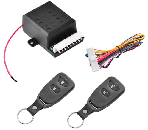 Sghtil Voiture avec serrure de porte sans clé, kit d'accès sans clé pour véhicule - accès sans clé pour véhicule avec fermeture à distance à la porte 12V | d'actionneur électrique avec