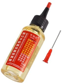 Lubrifiant pour charnières de porte, huile lubrifiante contre les charnières grinçantes, huile de machine à coudre 30 ml, longue durée pour lubrifier et protéger les portes, charnières, serrures