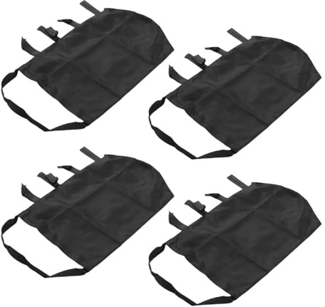 SIXRUN Sacs de Sable de Tente, 4 Sacs de Sable Oxford 600D Pouvant Supporter 35 LB Chacun pour Les Pieds de Tente, Coutures Renforcées, Revêtement en PVC, Remplissage Rapide pour Pavillon de