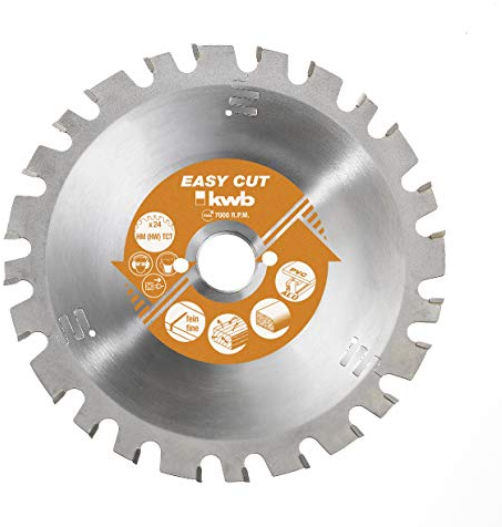 kwb Kreissägeblatt 150 x 16 mm, Made in Germany, Nagelfest, für Holz mit Metallresten, Universal Sägeblatt für z.B. Metalle, Holz und Kunstoffe