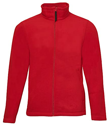 Regatta Vollreißverschluss-Microfleece-Jacke für Herren Größe L Classic Red