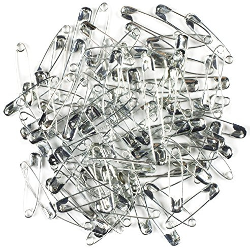 Cousin DIY 32030 1 inch Safety Pins, 1, SILVER
