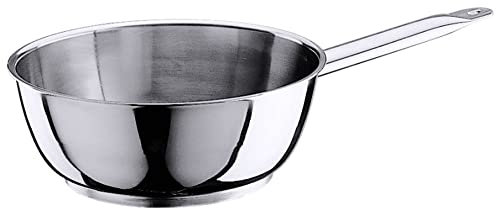 Contacto Edelstahl Sauteuse 18 cm, hochglänzend Schüttrand