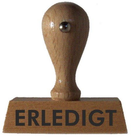 Lagerstempel ERLEDIGT vom Kaufhaus2010