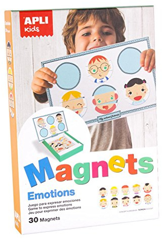 APLI Kids 14803 Emotions Magnetspiel, Blau
