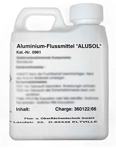 ALUSOL-Spezialflussmittel zum Weichlöten von Aluminium, 100 g, zum verlöten von Reibe- oder Modellierlot (Abgabe nur an gewerbliche Verbraucher!)