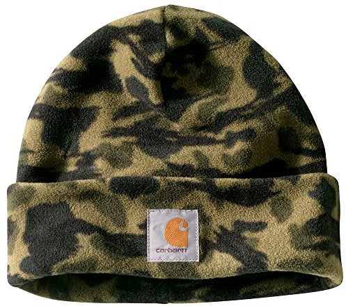 Carhartt Herren Beanie-Mütze Knit Rubber Patch Beanie