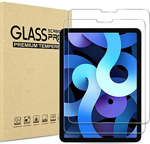 Paquete de 2 - Protector de Pantalla para iPad 10.9 Air 5ta generación (2022) iPad Air 4 (2020) [A2589, A2591, A2324, A2072, A2316, A2325] Vidrio Templado