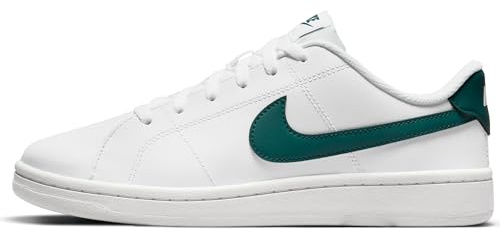 Nike Sneaker Court Royale 2, White/Dark Teal Green, CQ9246-105, 41 EU (M 8 US)