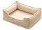 LilyAbeille Hundebett, Katzenbett, Orthopädische Hundebetten Waschbar für Kleine Hunde, Abnehmbar, Flauschig, Bissfest Hundekorb Hundesofa Katzenkorb (60 * 50 * 20 cm, Aprikose)