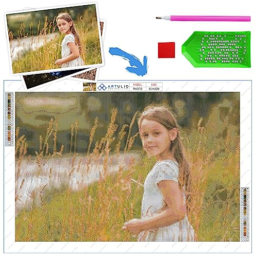 ARTULIO 5D Diamond Painting Eigenes Foto - 60x40 cm – Daiming Panting Eigenes Bild