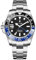 CADISEN Automatik Uhr Herren Mit Gangreserve GMT Edelstahl Saphirglas Wasserdicht Armbanduhr Uhren Männer (8217 Blau Schwarz)