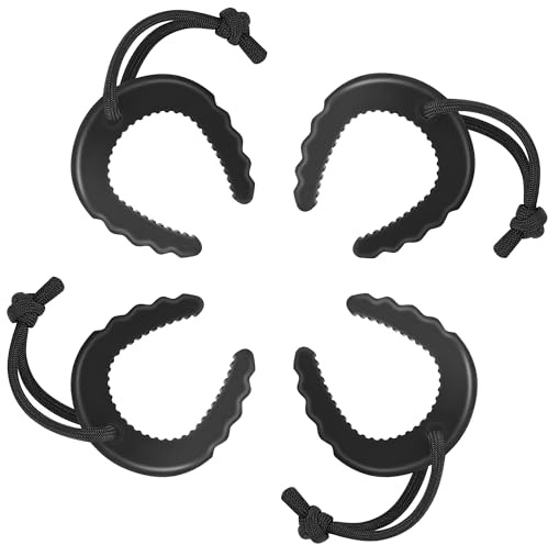 Crosize Lot de 4 butées de porte pour premiers intervenants, blocage de porte pour forces de l'ordre, police, services médicaux d'urgence, cales de porte noires