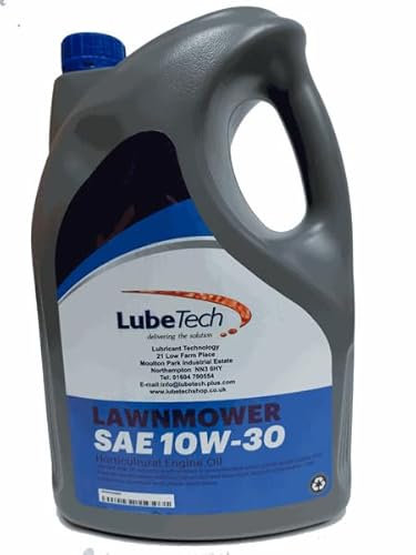 10w30 MULTIGRADE LAWNMOWER OIL 5LTR LUBETECH OIL FOR MACHINES REQUIRING A MULTIGRADE ENGINE OIL