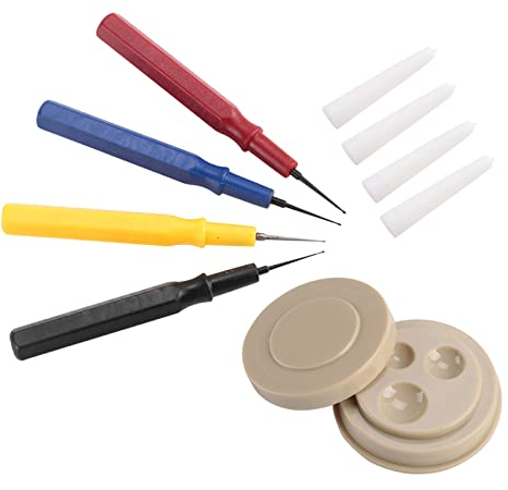 Uhrenölstift, Uhrenöler, Uhrenöler-Set, mit Öltopf, 4 Ölstiften, Uhrmacher, Werkzeugen und Kehrzubehör