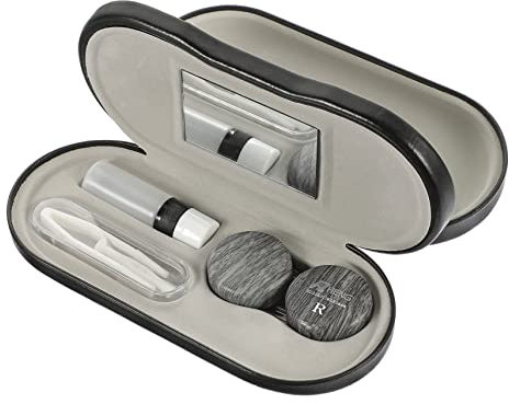 ORFOFE Brillen Hülle Aus Hochwertigem Material Tragbare Brillenbox Für Reisen Und Täglichen Gebrauch Kompakter Brillen-Organizer Mit Doppeltem Verwendungszweck