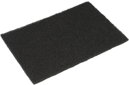 ABENA Black Scouring Pads |22.5x15x0.8cm|10 Pack| Black Abrasive Washing Up Sponge. Effective Scouring Sponge For Scouring Floors And Other Hard Surfaces. Scratch Free Cleaning Scourers.