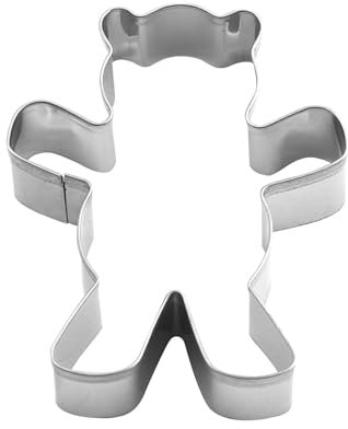 Stampino a forma di orsetto, in acciaio inox, per dolci, per dolci e dolci