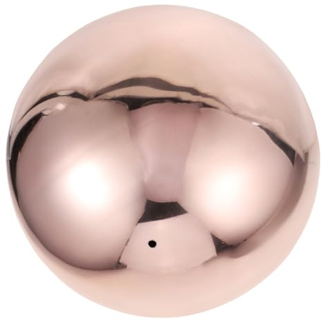Happyyami Boule décorative Boule de décoration planteur topiaire de Plantes artificielles Art topiaire balles pour Plantes Faux Globe terrestre Regarder des balles Acier Inoxydable Rose Gold