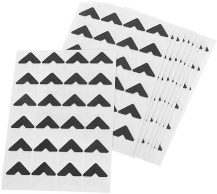 Housoutil 240stücke Fotobilderecken Selbstklebend Für Scrapbooking Fotoalben DIY-bastelarbeiten Schwarze Weiße Und Transparente Optionen
