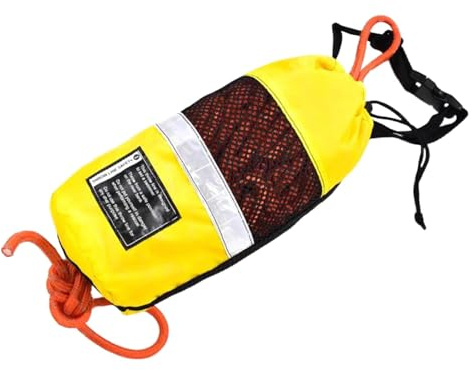 Perfeclan Wasserrettungs Wurfsack, 31 M, Marine Seil, Notfall Rettungsseil, Schwimmender Wurfsack für Kajak, Kanu, Paddelboot, Kanu
