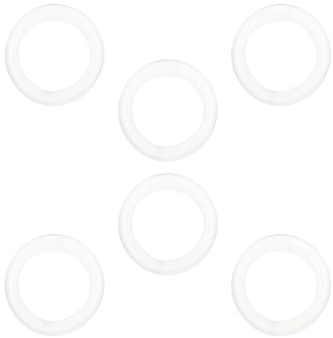 VANZACK 6Pcs Soft Silicone Finger Rings for Scissors Comfortable Skid Shears Protectors Durable Grooming Accessories for Pet Nail Cutting Easy to Install for Home
