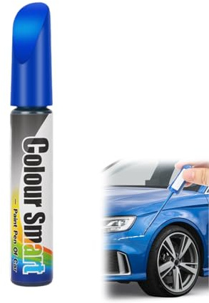 Rakiuty Stylos Anti Rayure Voiture, Stylo Retouche Peinture Carrosserie, Stylo Retouche Voiture, Stylos Réparation des Rayures Auto De Peinture, Anti Rayure pour Carrosserie Moto Auto Vélo (Bleu)