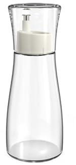 YUGSHNKFC Dispensador De Aceite Profesional Pulverizador Elegante Botella Vertedora con Condimento Acero