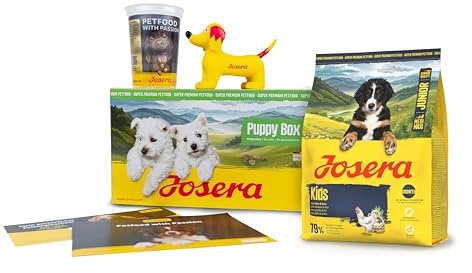 JOSERA Puppy Box | Kids mit Huhn & Reis (6-TLG.) für Hundewelpen