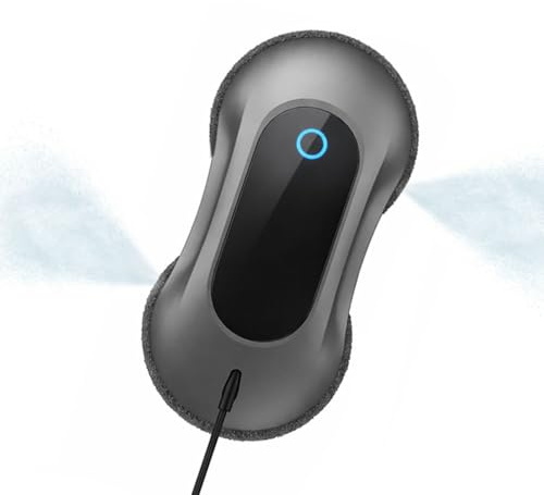 Keswo Window Cleaning Robot, Smart Automatic Glass Cleaner with Spray | 15-micron water spray, 2800Pa dual-disc suction, and AI edge route detection