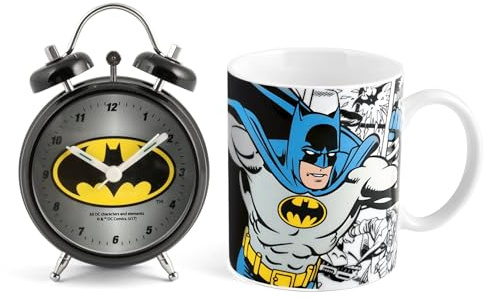 Home DC Comics Batman Set kopp + väckarklocka, porslin + metall, cc 360, svart