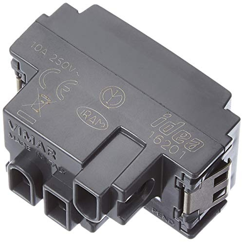 Vimar 0R16201 Idea Presa elettrica a muro con protezione SICURY 2P+T 10A P11 grigio