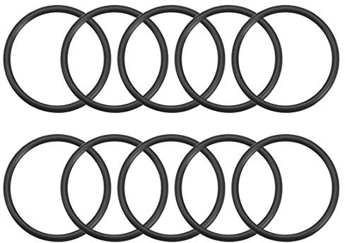 sourcing map 10 Stück Dichtung O Ringe 43mm AD 36,8mm ID 3,1mm Breite Nitrilkautschuk Metrische Dichtungsringe NBR-Gummi Unterlegscheiben für Wasserhahn Leitungen Öl Säure Beständig Rohr