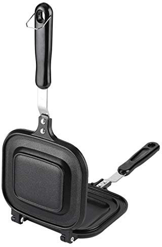 Padella antiaderente a doppia faccia, padella per frittata Padella per omelette per panini Tostapane Macchina per la colazione Padella antiaderente per uova